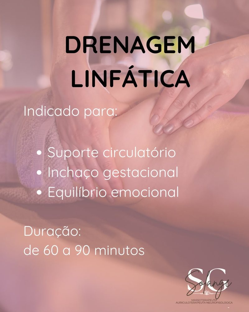 Drenagem linfática